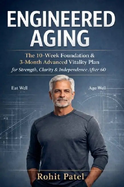 Engineered Aging - The 10-Week Foundation & 3-Month Advanced Vitality Plan for 60+ by Rohit Patel