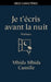 Je t'écris avant la nuit by Mbida Mbida Camille
