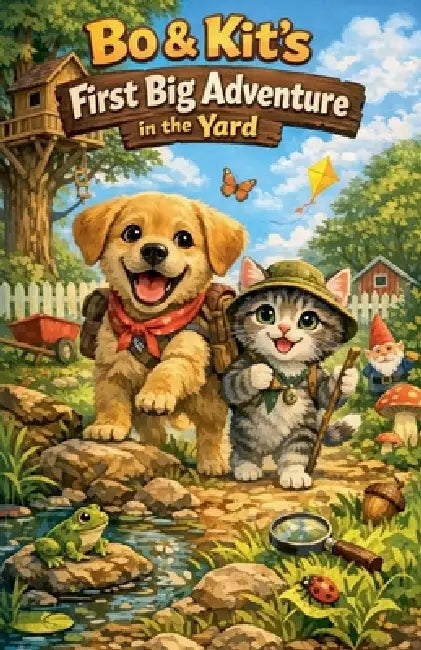 Bo & Kit's First Big Adventure in the Yard by Kerrie Self