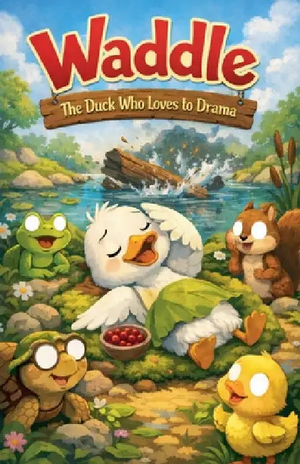 Waddle The Duck Who Loves to Drama by Tahira Kiran