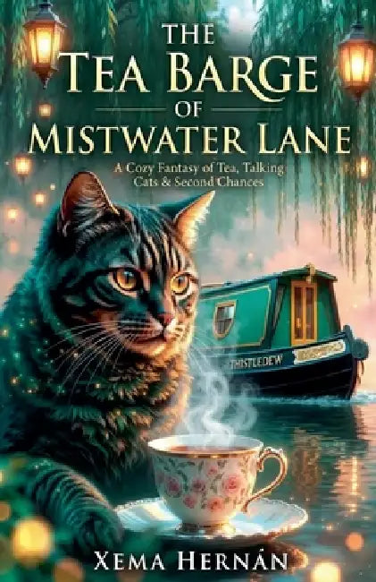 The Tea Barge of Mistwater Lane: A Cozy Fantasy of Tea, Talking Cats & Second Chances by Xema Hernán