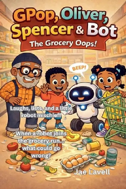 Gpop, Oliver, Spencer and Bot: The Grocery Oops! by Jae Lavell