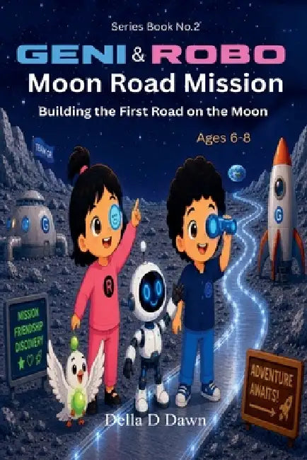 Geni & Robo Moon Road Mission by Della D. Dawn