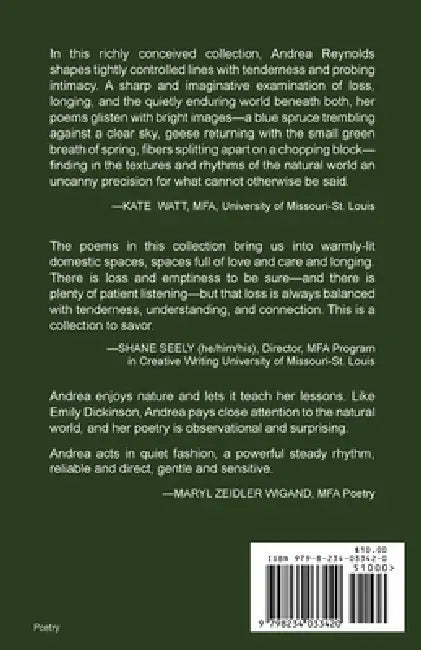 Gentle Haunts: A Collection of Poetry by Andrea Reynolds