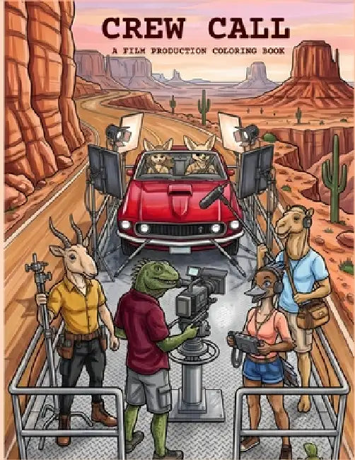 Crew Call: A Film Production Coloring Book by Oddy Finch