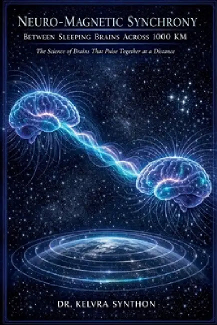Neuro-Magnetic Synchrony Between Sleeping Brains Across 1000 Km: The Science of Brains That Pulse Together at a Distance by Kelvra Synthon