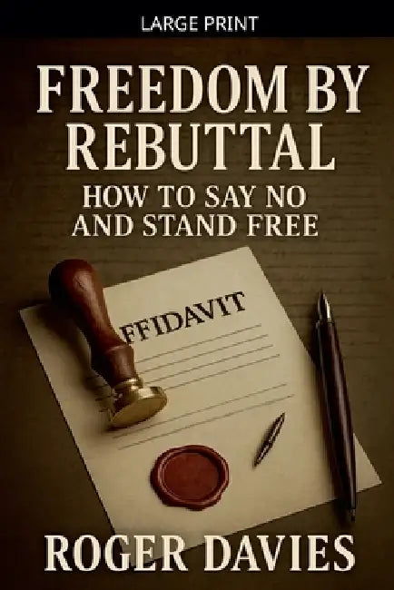 Freedom by Rebuttal: How to Say No and Stand Free by Roger Davies