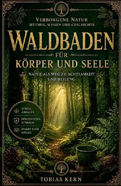 Waldbaden für Körper und Seele: Stress abbauen, Immunsystem stärken und innere Ruhe finden - mit Shinrin Yoku, Achtsamkeit und praktischen Übungen für by Tobias Kern