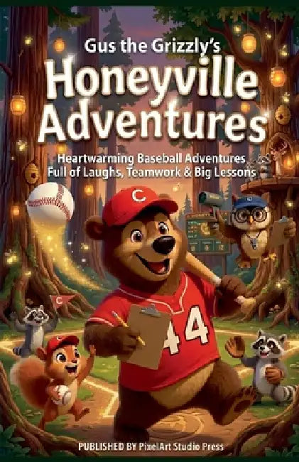 Gus the Grizzly's Honeyville Adventures: Heartwarming Baseball Stories About Friendship, Teamwork & Big Lessons by Pixelart Studio Press