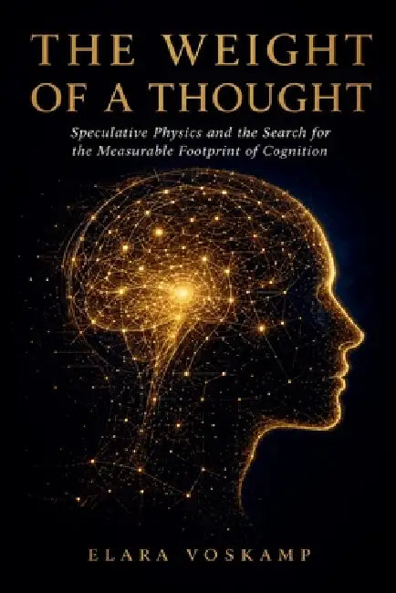 THE WEIGHT Of A THOUGHT: Speculative Physics and the Search for the Measurable Footprint of Cognition by Elara Voskamp