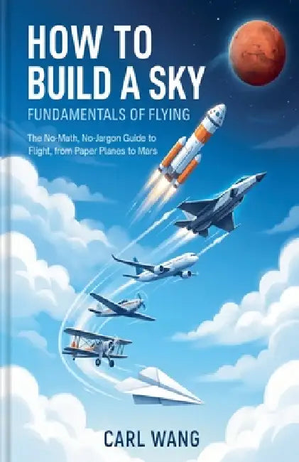 How to Build a Sky: Fundamentals of Flying: The No-Math, No-Jargon Guide to Flight, from Paper Planes to Mars by Carl Wang