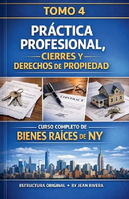 Curso Completo De Bienes Raíces / Real Estate De New York (Tomo 4) by Jean Rivera