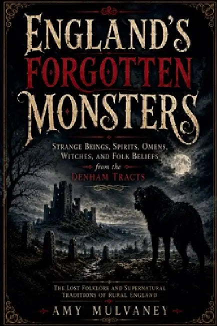 England's Forgotten Monsters: Strange Beings, Spirits, Omens, Witches, and Folk Beliefs from the Denham Tracts by Amy Mulvaney