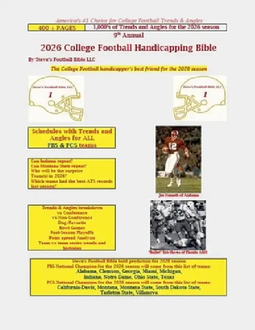 2026 College Football Handicapping Bible by Steve Fulton