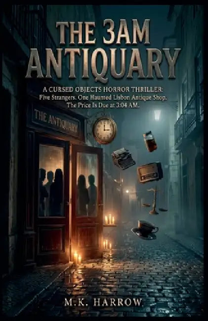 The 3AM Antiquary: A Cursed Objects Horror Thriller: Five Strangers. One Haunted Lisbon Antique Shop. The Price Is Due at 3:04 AM. by M. K. Harrow