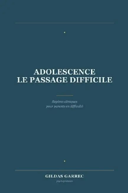 Adolescence en crise by Gildas Garrec