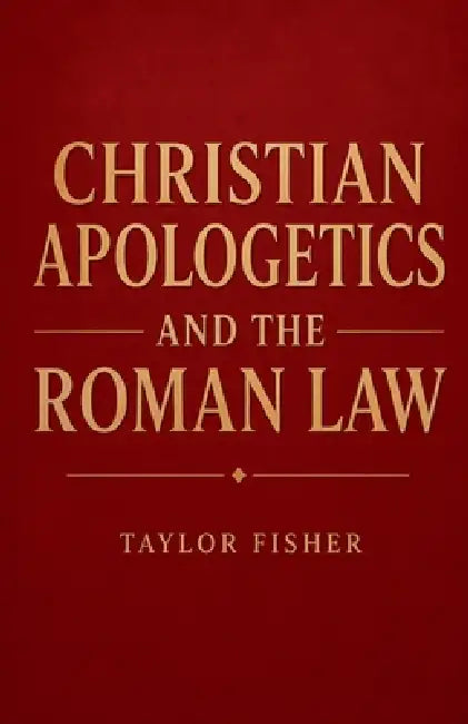 Christian Apologetics and the Roman Law by Taylor Fisher