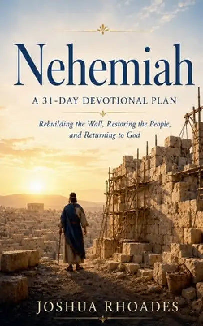 Nehemiah- A 31-Day Devotional Plan - Rebuilding the Wall, Restoring the People, and Returning to God by Joshua Rhoades