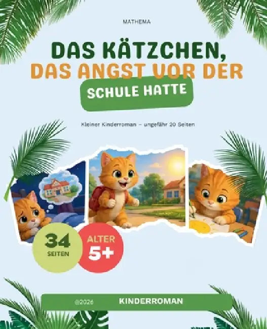 Das Kätzchen, das Angst vor der Schule hatte by Mathema