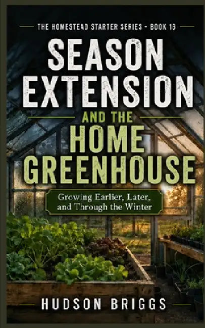 Season Extension and the Home Greenhouse: Growing Earlier, Later, and Through the Winter by Hudson Briggs