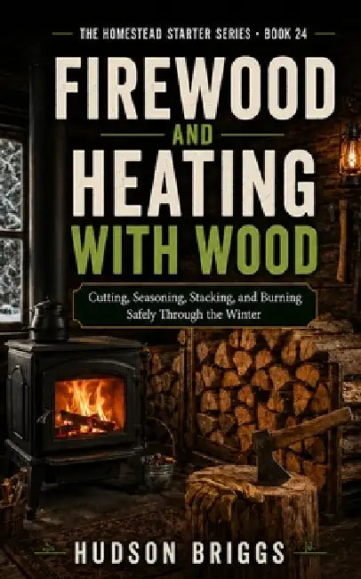 Firewood and Heating With Wood: Cutting, Seasoning, Stacking, and Burning Safely Through the Winter by Hudson Briggs