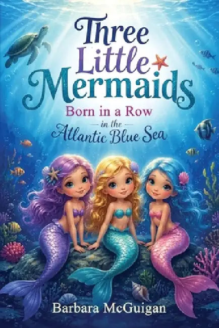 Three Little Mermaids Born in a Row in the Atlantic Blue Sea: A Children's Story by Barbara McGuigan