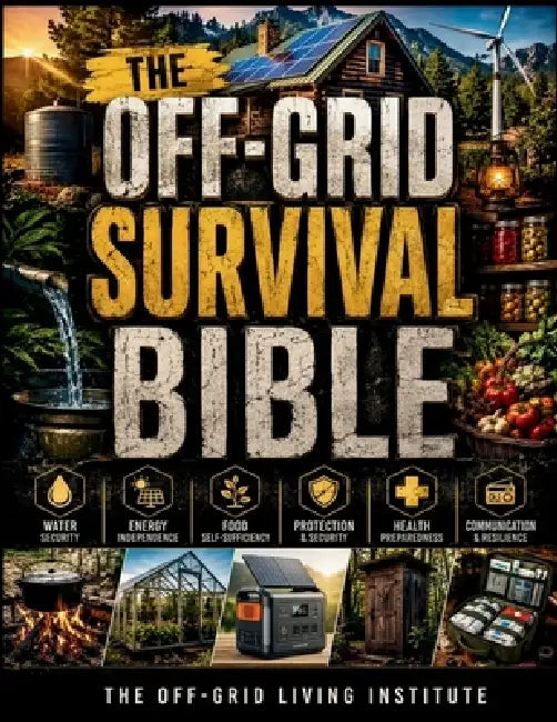 The Off-Grid Survival Bible: The Complete Step-by-Step DIY Guide to Build Self-Sufficiency, Secure Water, Food & Power, Protect Your Family, and Thriv by Gregory J. Wolfe