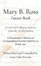 Mary B. Ross "Future Book": A Documentary Collection of Correspondence from Her Final Year at School, 1901 by Evan Ashe Parsons