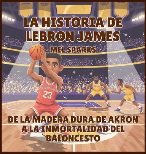 La historia de LeBron James: De la Madera Dura de Akron a la Inmortalidad del Baloncesto by Mel Sparks