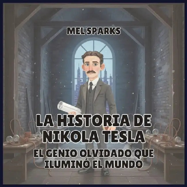 La historia de Nikola Tesla: El Genio Olvidado Que Iluminó el Mundo by Mel Sparks