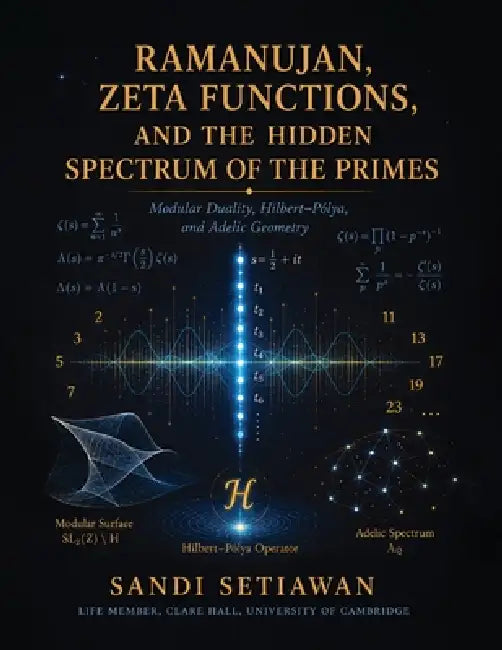 Ramanujan, Zeta Functions, and the Hidden Spectrum of the Primes by Sandi Setiawan