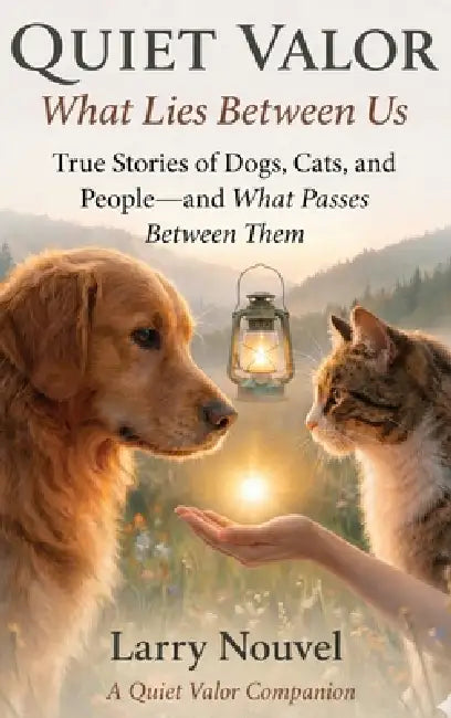 Quiet Valor, What Lies Between Us: True Stories of Dogs, Cats, and People, and What Passes Between Them by Larry Nouvel