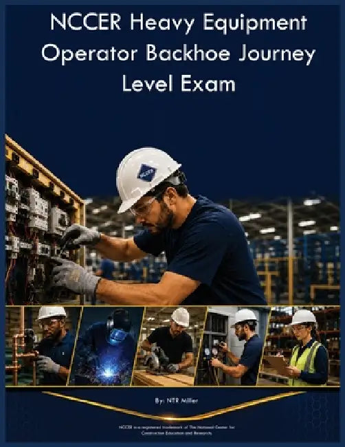 NCCER Heavy Equipment Operator Backhoe Journey Level Exam by Ntr Miller