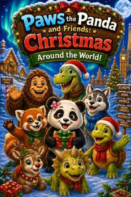 Paws the Panda and Friends: Christmas Around the World! by Caleanna Reeve, Samanthya Schwager