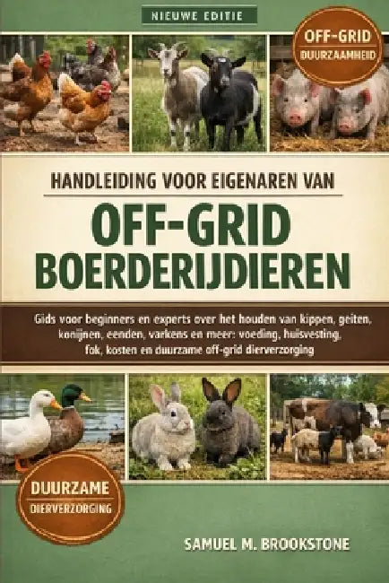 Handleiding Voor Eigenaren Van Off-Grid Boerderijdieren: Gids voor beginners en experts over het houden van kippen, geiten, konijnen, eenden, varkens by Samuel M. Brookstone