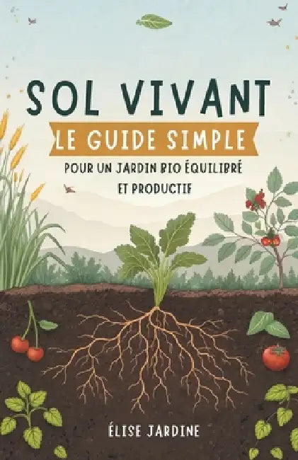 Sol Vivant: Le Guide Simple Pour Un Jardin Bio Équilibré Et Productif by Élise Jardine