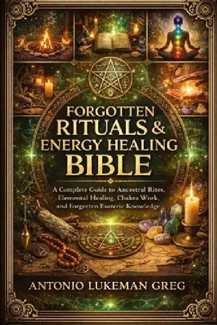 Forgotten Rituals & Energy Healing Bible: A Complete Guide to Ancestral Rites, Elemental Healing, Chakra Work, and Forgotten Esoteric Knowledge by Antonio Lukeman Greg