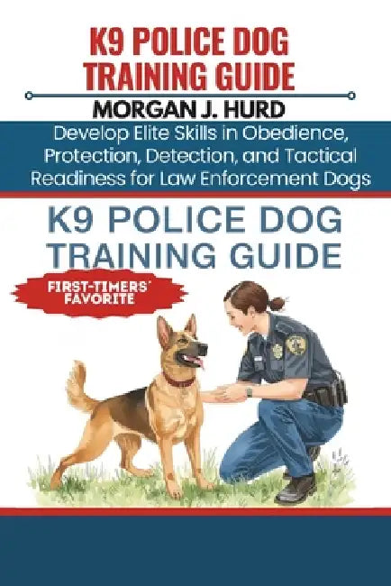 K9 Police Dog Training Guide: Develop Elite Skills in Obedience, Protection, Detection, and Tactical Readiness for Law Enforcement Dogs by Morgan J. Hurd