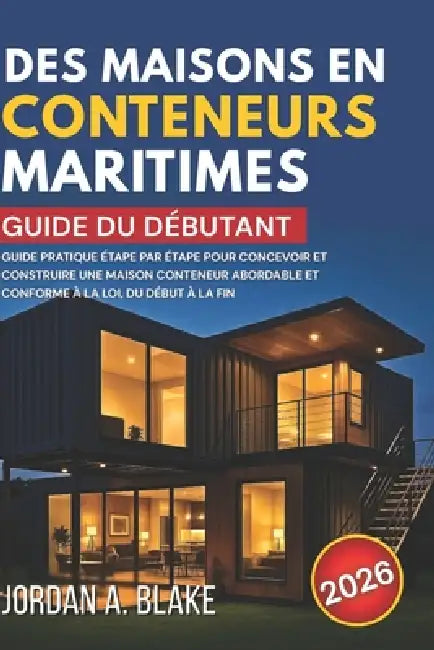 Guide Du Débutant Des Maisons En Conteneurs Maritimes: Guide pratique étape par étape pour concevoir et construire une maison conteneur abordable et c by Jordan A. Blake