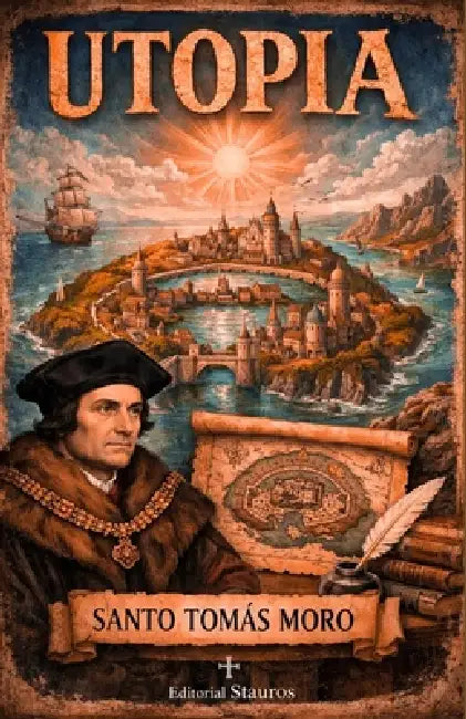 Utopía: Sobre el mejor estado de una república y sobre la nueva isla de Utopía (1516) by Santo Tomás Moro, Carlos M. Larroque, Editorial Stauros