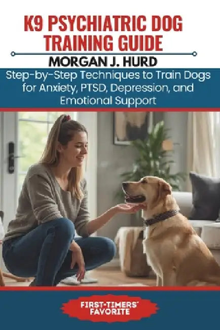K9 Psychiatric Dog Training Guide: Step-by-Step Techniques to Train Dogs for Anxiety, PTSD, Depression, and Emotional Support by Morgan J. Hurd