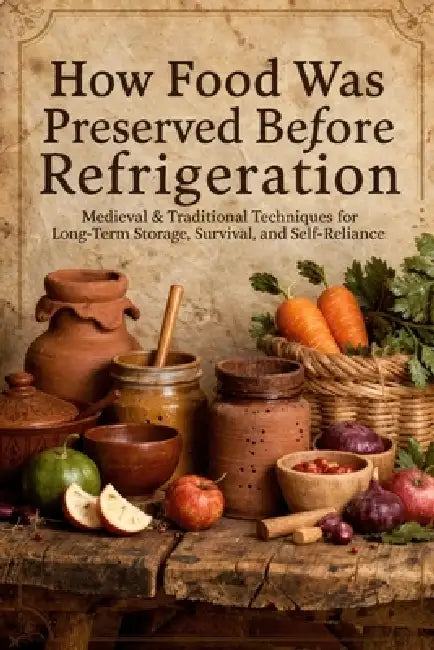How Food Was Preserved Before Refrigeration: Medieval & Traditional Techniques for Long-Term Storage, Survival, and Self-Reliance by V. Rhea