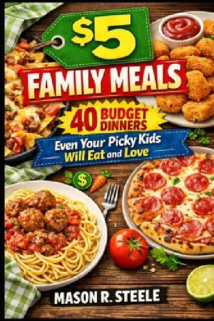 $5 Family Meals: 40 Budget Dinners Even Your Picky Kids Will Eat and Love by Mason R. Steele