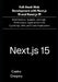 Full-Stack Web Development with Next.js 15 and React.js 19: Build Modern, Scalable, and High-Performance Applications with TypeScript, APIs, and Cloud by Castro Gregory