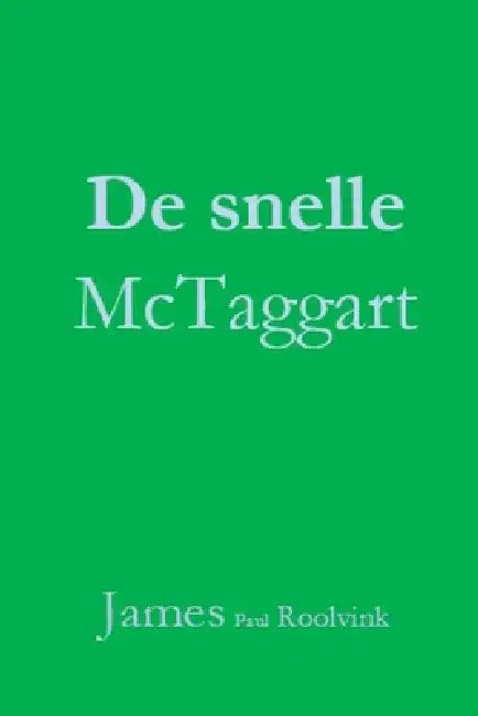 De snelle McTaggart by James Paul Roolvink