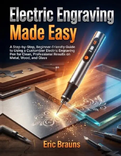 Electric Engraving Made Easy: A Step-by-Step, Beginner-Friendly Guide to Using a Customizer Electric Engraving Pen for Clean, Professional Results on by Eric Brauns