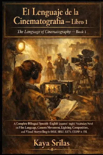 El Lenguaje de la Cinematografía - Libro 1 / The Language of Cinematography - Book 1: A Bilingual Spanish-English (español-inglés) Vocabulary Novel fo by Kaya Srilas