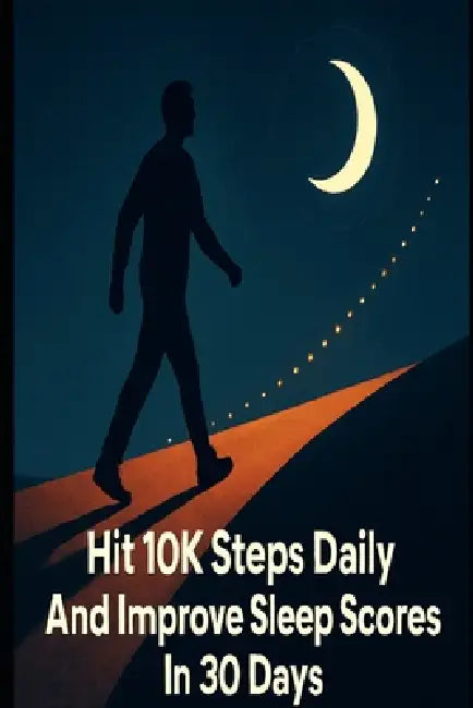 Hit 10K Steps Daily And Improve Sleep Scores In 30 Days: A Practical 30-Day Plan With Habits, Tracking Templates, And Sleep-Boosting Routines by Eltaher Mohamed