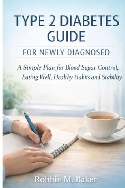 Type 2 Diabetes Guide for Newly Diagnosed: A Simple Plan for Blood Sugar Control, Eating Well, Healthy Habits and Stability by Robbie M. Baker