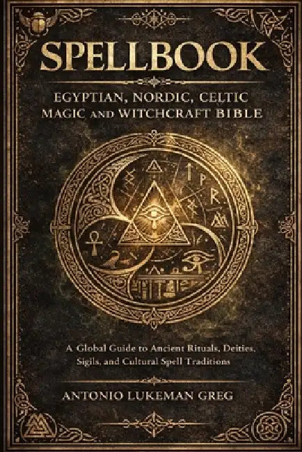 Spellbook: EGYPTIAN, NORDIC, CELTIC MAGIC AND WITCHCRAFT BIBLE: A Global Guide to Ancient Rituals, Deities, Sigils, and Cultural Spell Traditions by Antonio Lukeman Greg